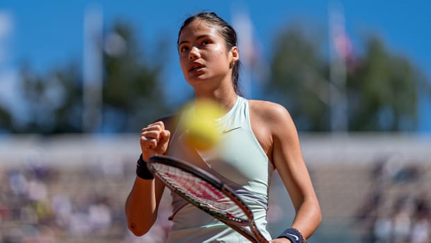 Emma Raducanu at Roland Garros