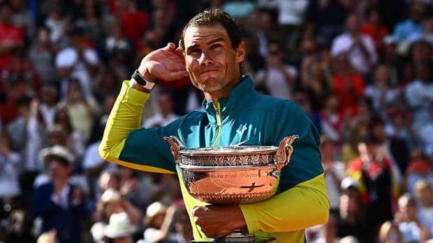 Rafael Nadal, coached by Carlos Moya, with 14th French Open title
