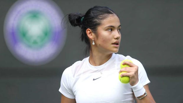 Emma Raducanu at Wimbledon