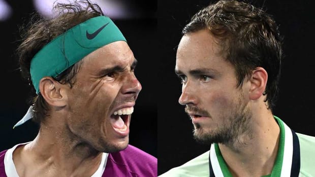 Rafael Nadal and Daniil Medvedev Australian Open final