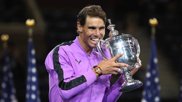 Rafael Nadal with 2019 US Open