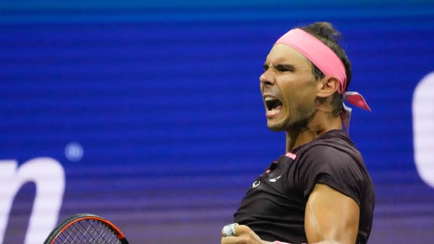 Rafael Nadal roar at US Open