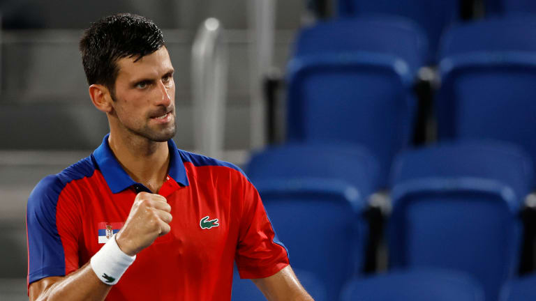 Novak Djokovic 'on track' to return to Australian Open in 2023