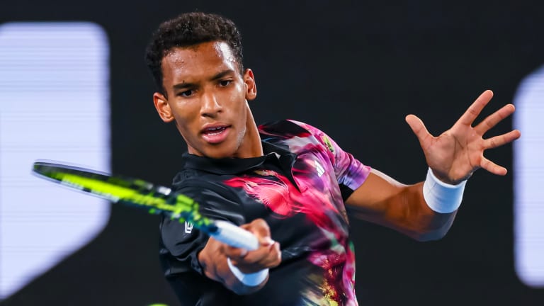 Felix Auger-Aliassime comes from two sets down to book a place in Australian Open third round