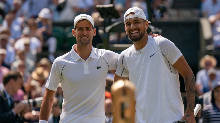 Nick Kyrgios pays tribute to ‘special’ Novak Djokovic