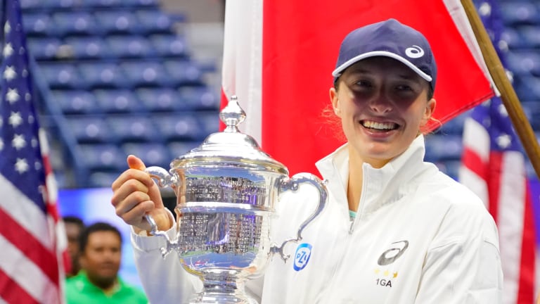 Iga Swiatek downs Ons Jabeur to win US Open title and first hardcourt major
