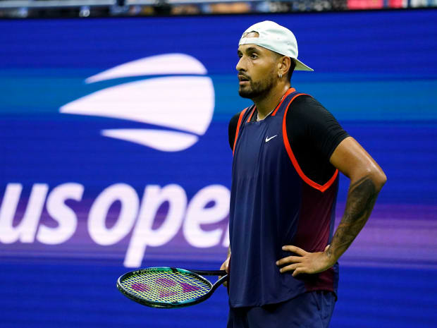 Nick Kyrgios crashing out of the US Open