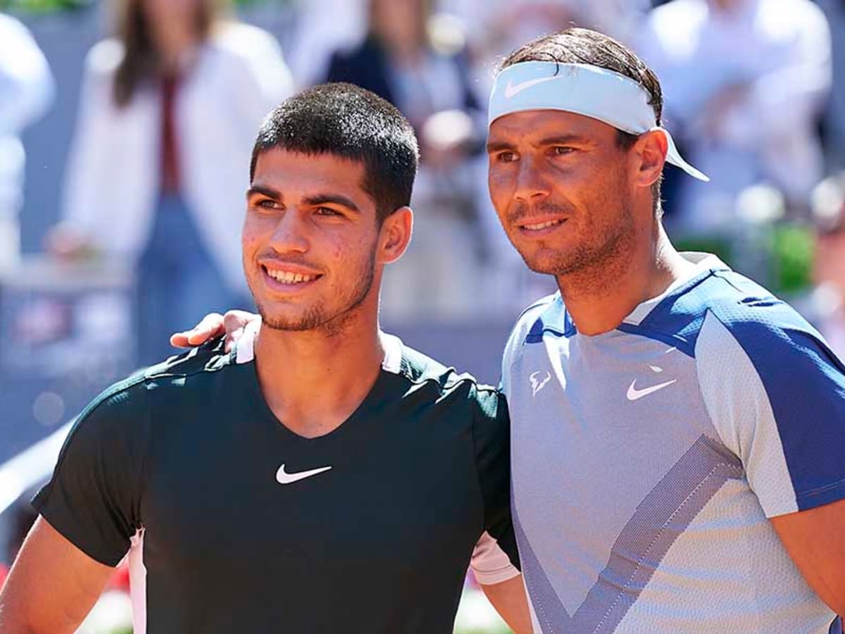 Alcaraz Defeated Rafael Nadal Finalist In Madrid History T-Shirt t