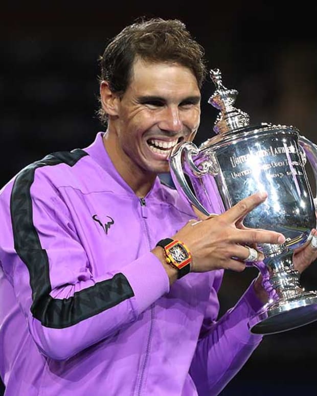 Rafael Nadal with 2019 US Open