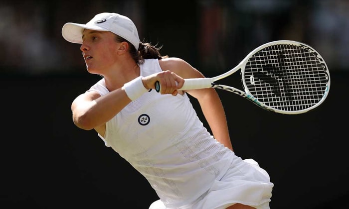 Iga Swiatek says she is 'leaving Wimbledon disappointed' after losing