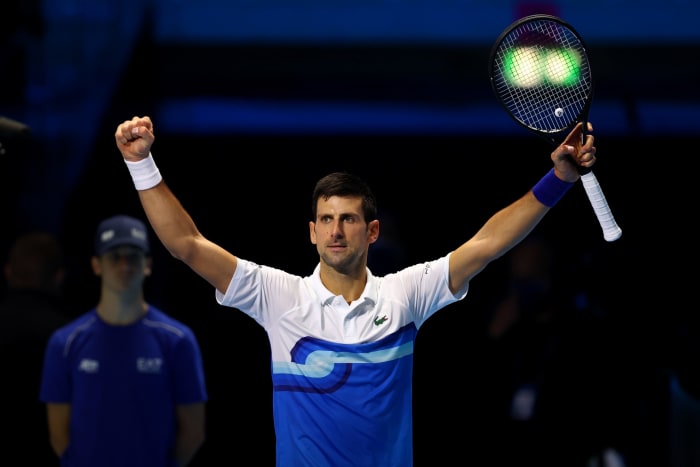 Novak Djokovic through to semis after schooling Andrey Rublev
