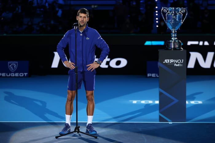 Djokovic retirement statement sets tongues wagging