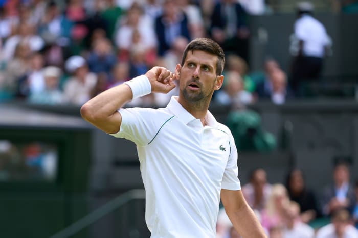 Novak Djokovic at Wimbledon