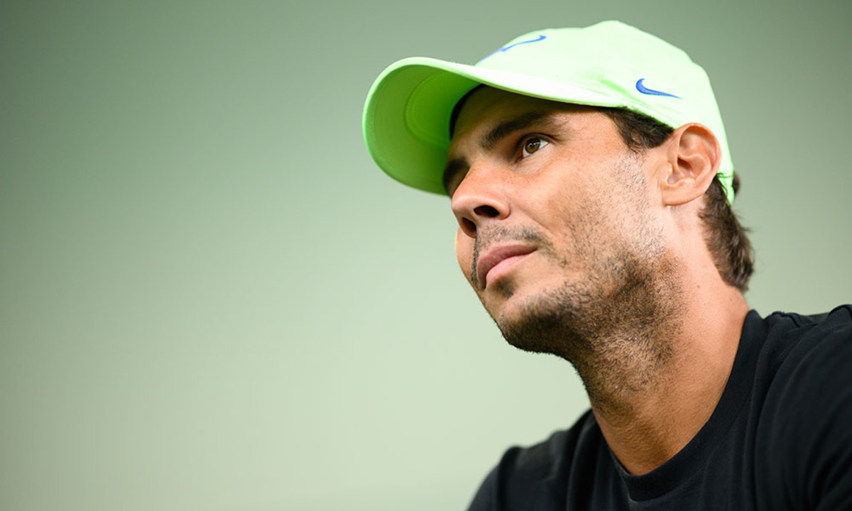 Rafael Nadal pensive