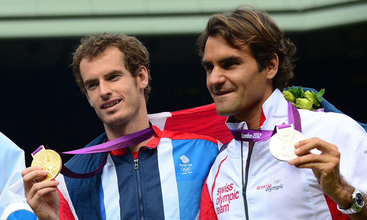 Olympics Andy Murray Roger Federer 2012