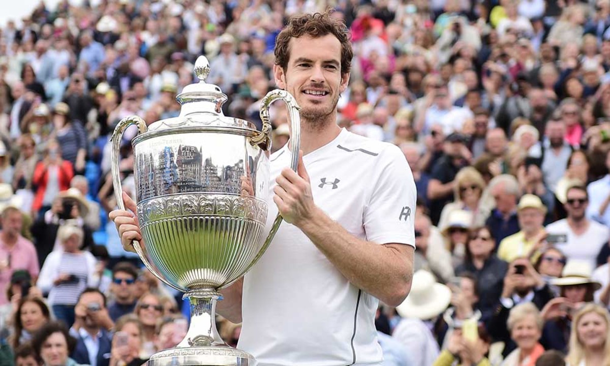Andy Murray Queen's trophy