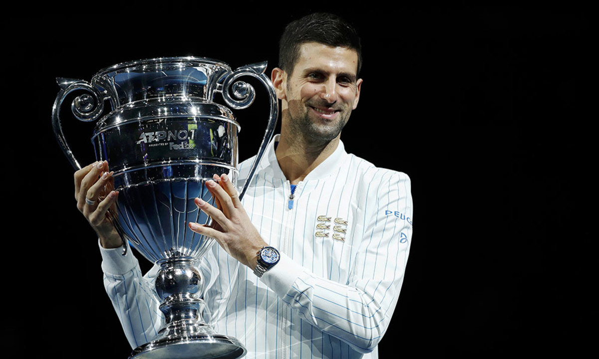 Novak Djokovic 2020 year end world number one