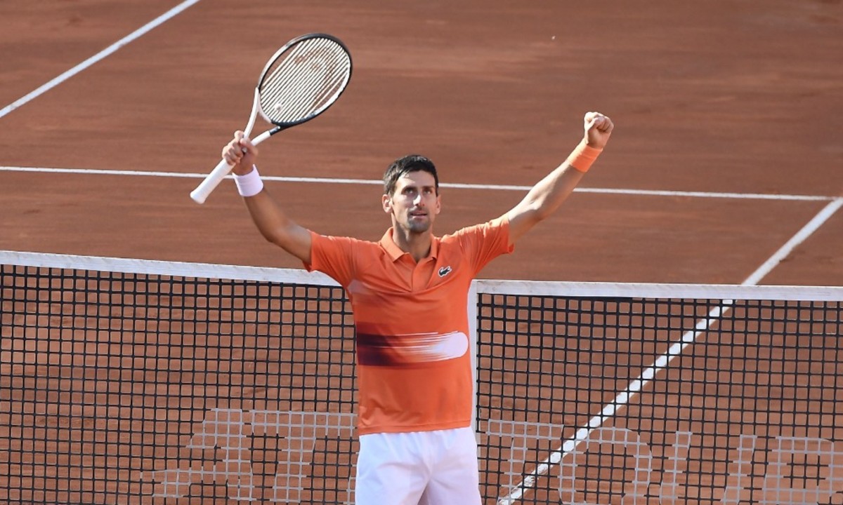Novak Djokovic clay