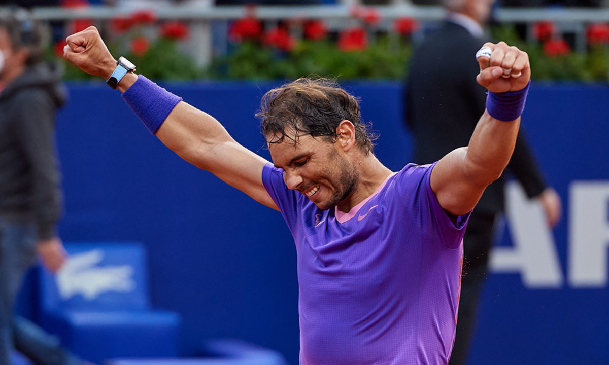 Rafael Nadal celebrates Barcelona Open title 2021