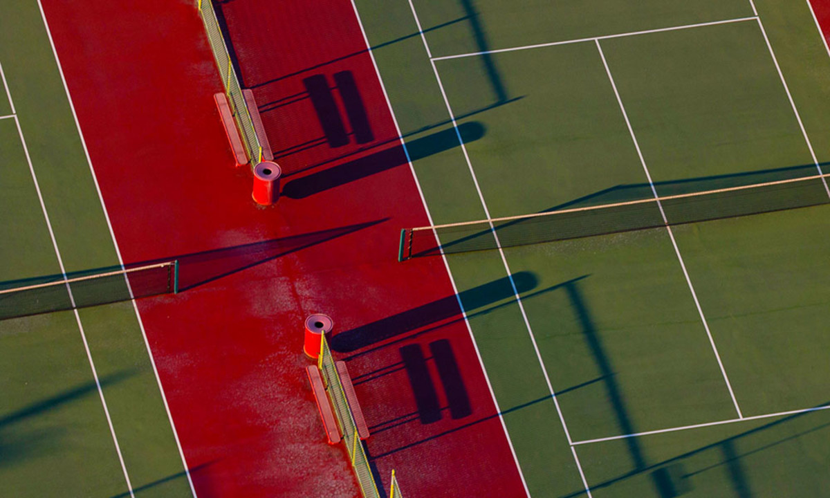 Tennis Courts from above - Tennisbuzz