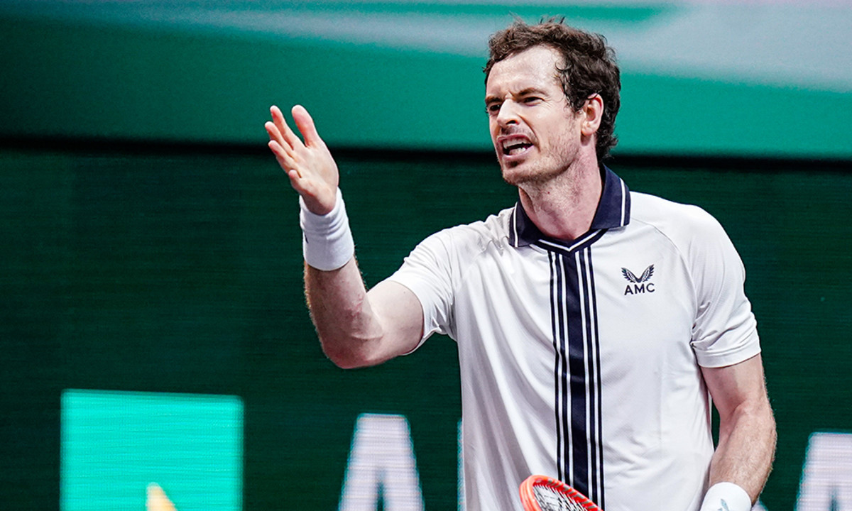 Andy Murray frustrated Rotterdam