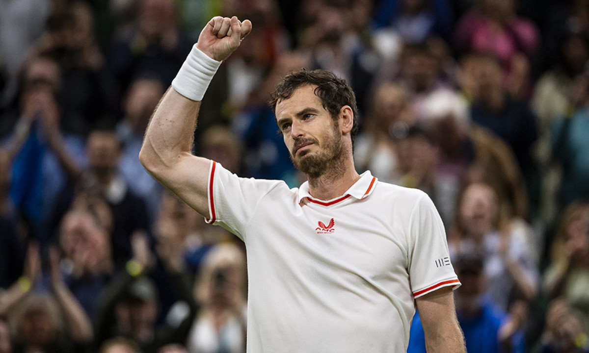 Andy Murray happy emotional at Wimbledon