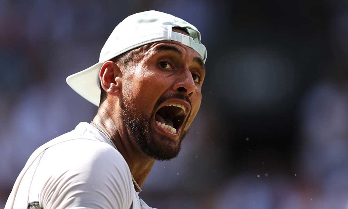 Nick Kyrgios unhappy with fan at Wimbledon