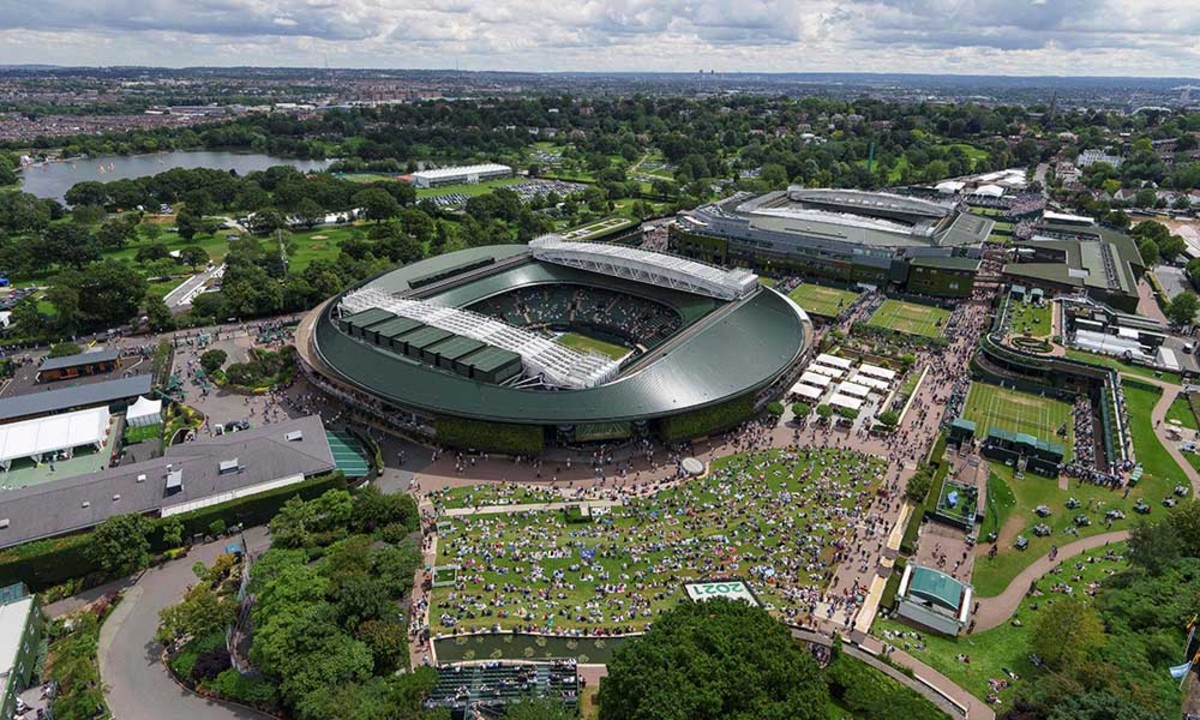 Wimbledon from above