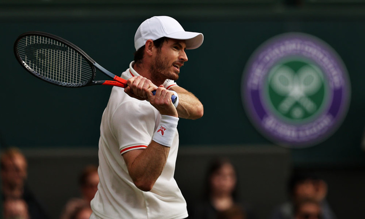 Andy Murray Wimbledon raquet