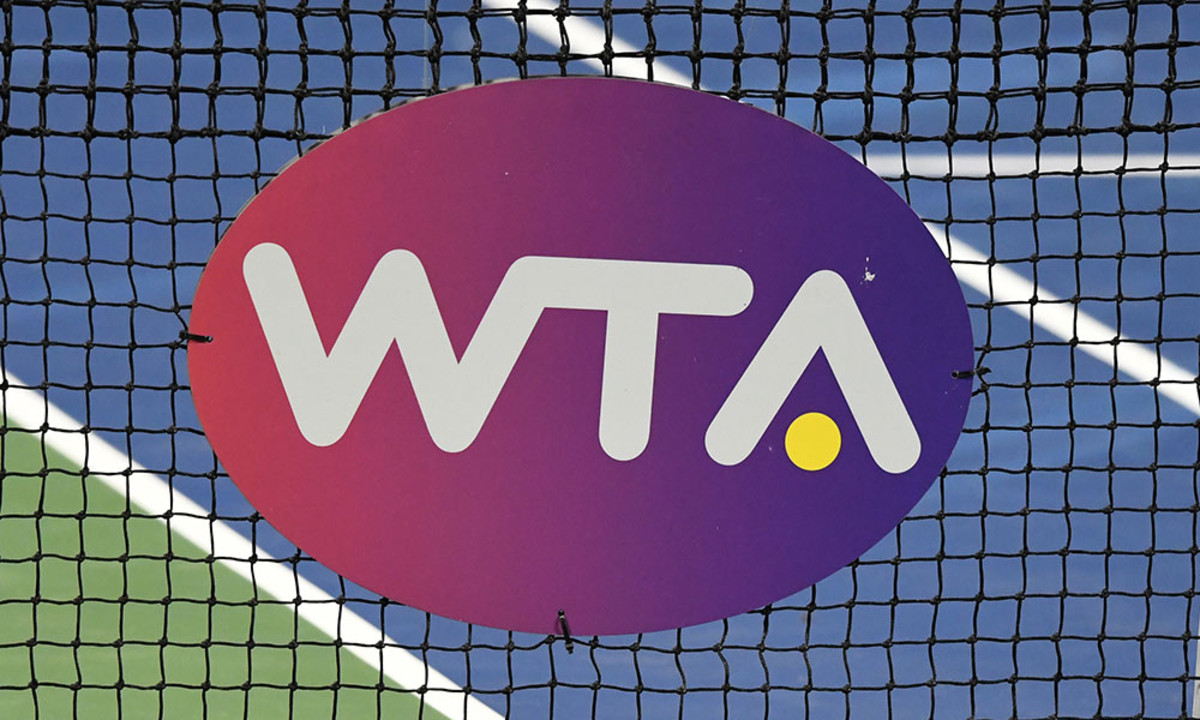 WTA tennis logo net