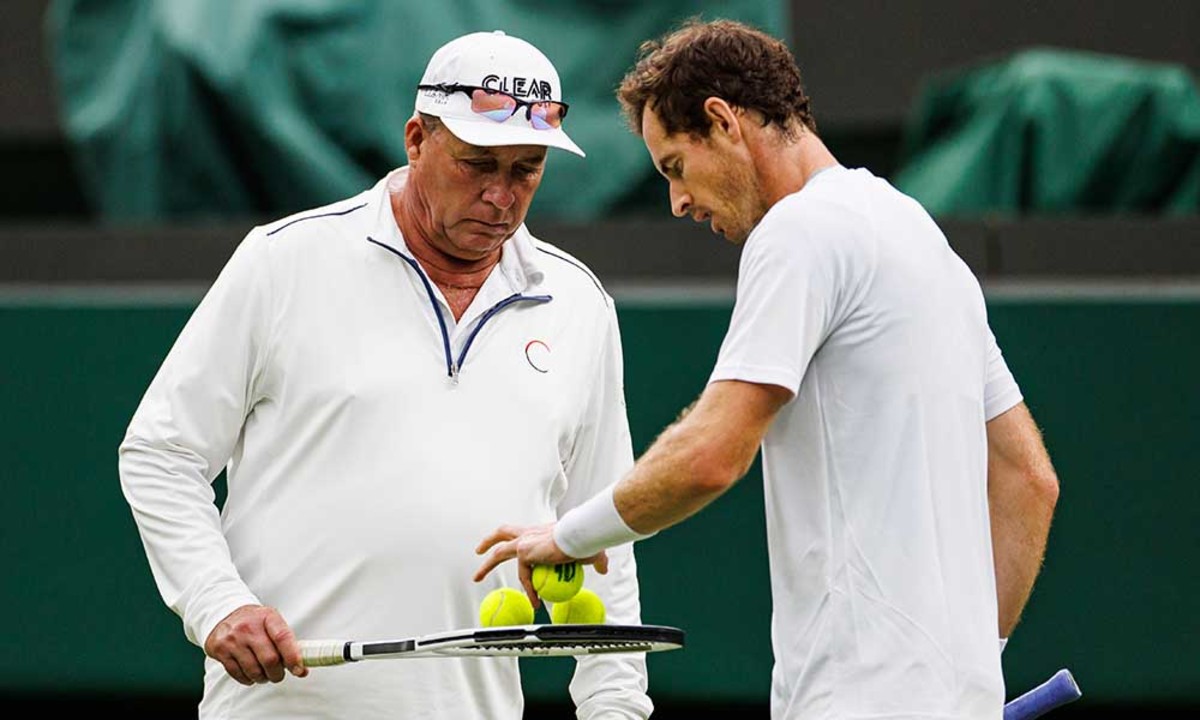 Andy Murray and Ivan Lendl at Wimbledon