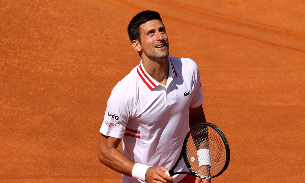 Novak Djokovic at Rome Masters