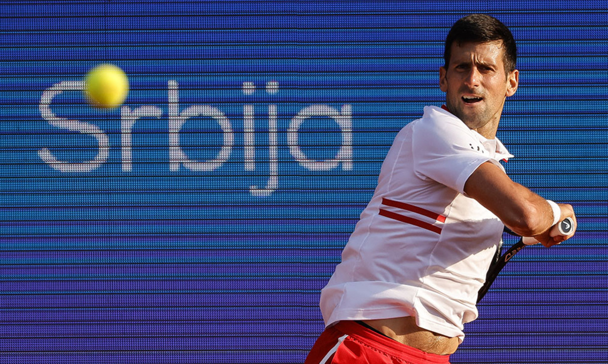 Novak Djokovic at the Serbia Open Belgrade