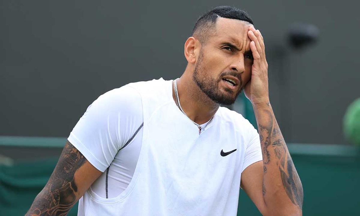 Nick Kyrgios comes out fighting at Wimbledon
