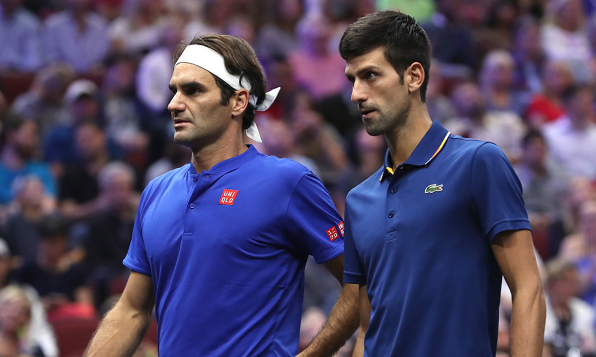Roger Federer and Novak Djokovic Laver Cup