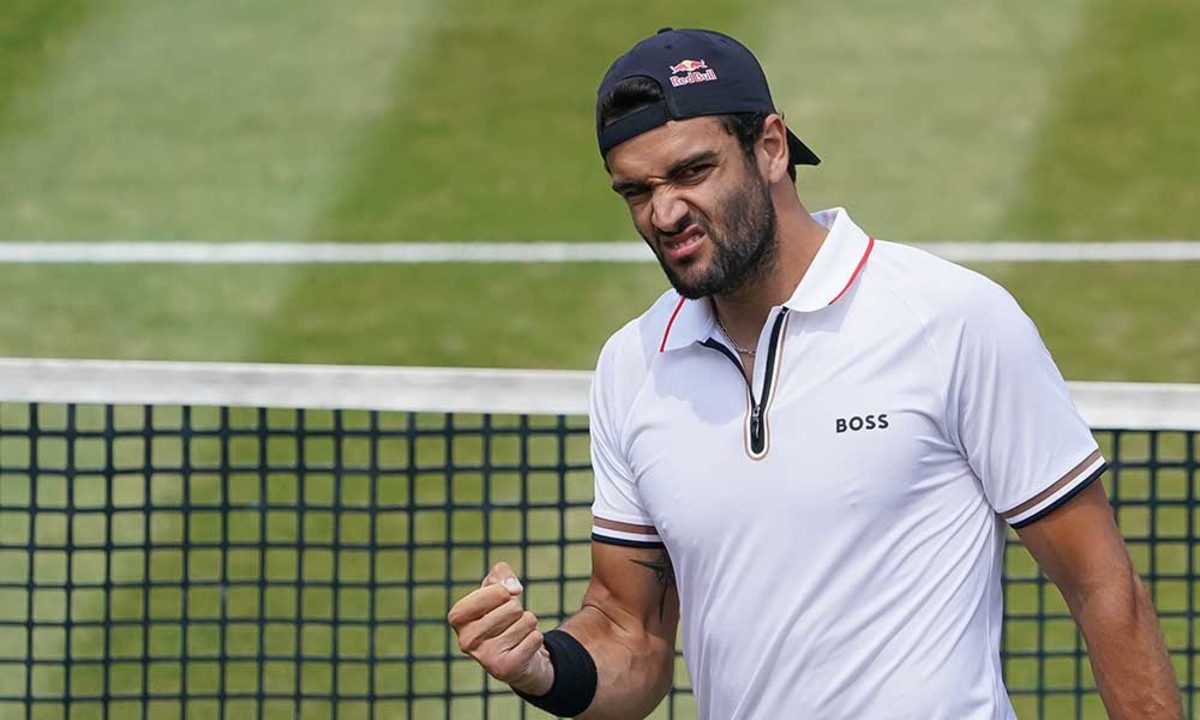 Matteo Berrettini after winning Stuttgart